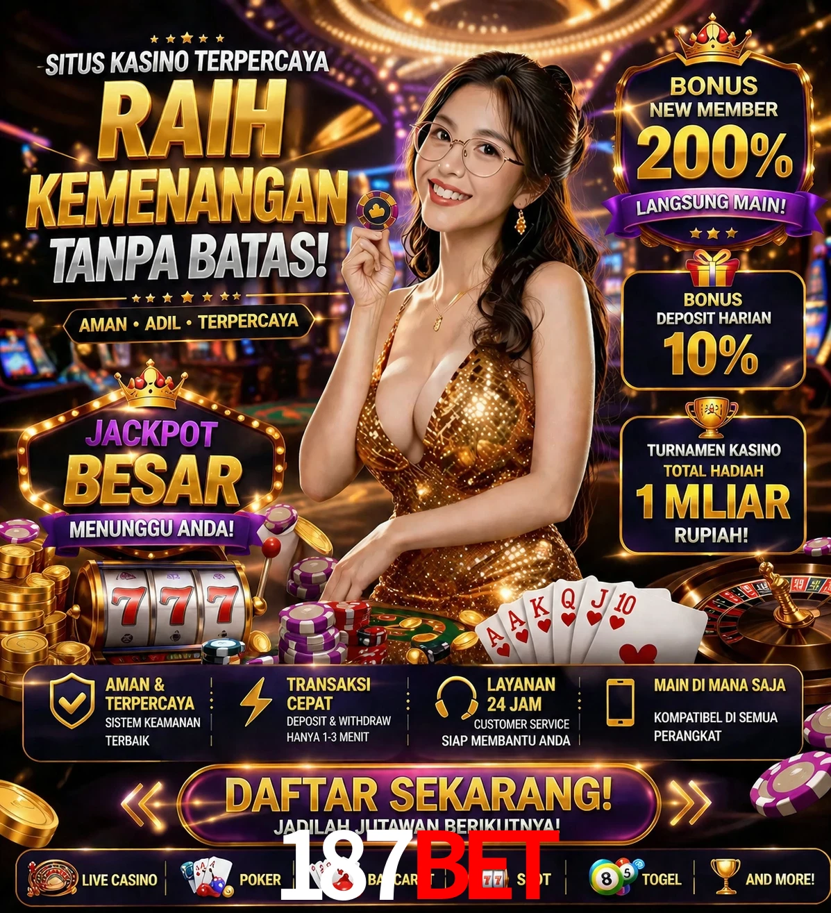 Roleta e blackjack 187bet